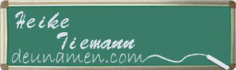 Heike Tiemann Visitenkarte
